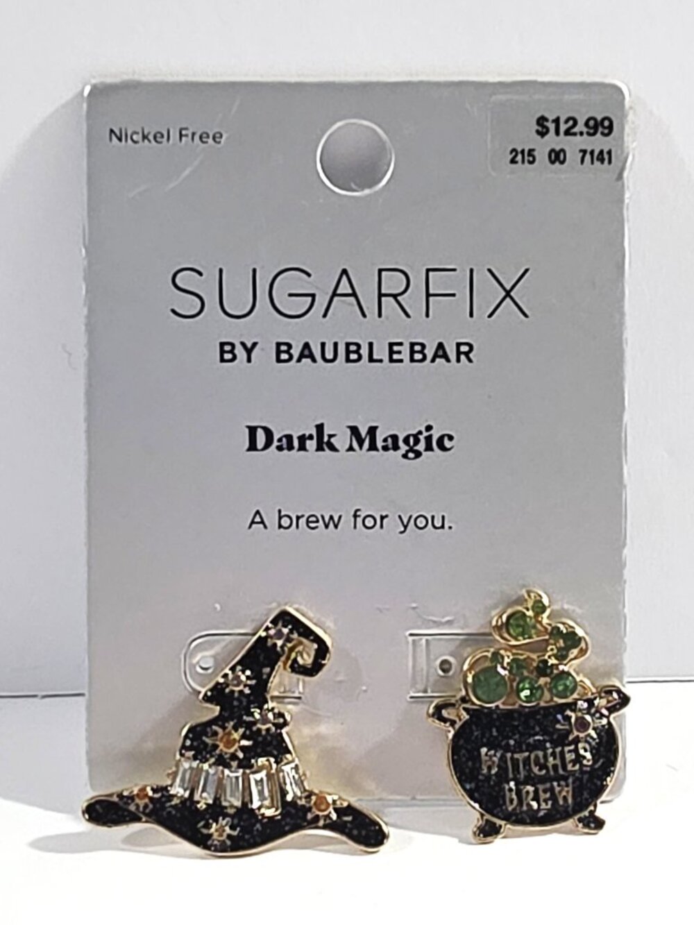 NWT Sugarfix BaubleBar Dark Magic Halloween Witch Earrings